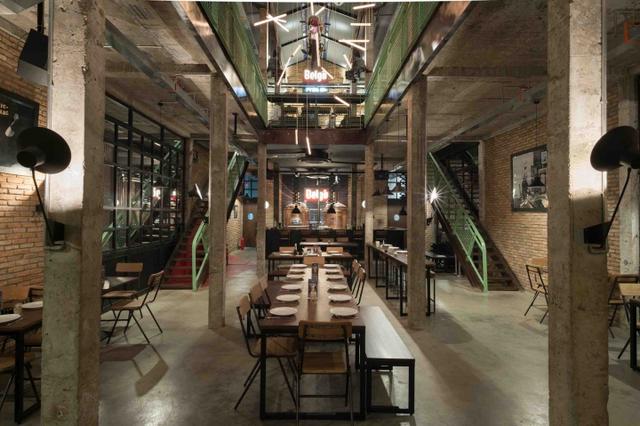 商业空间：越南西贡主题餐厅工业风格设计