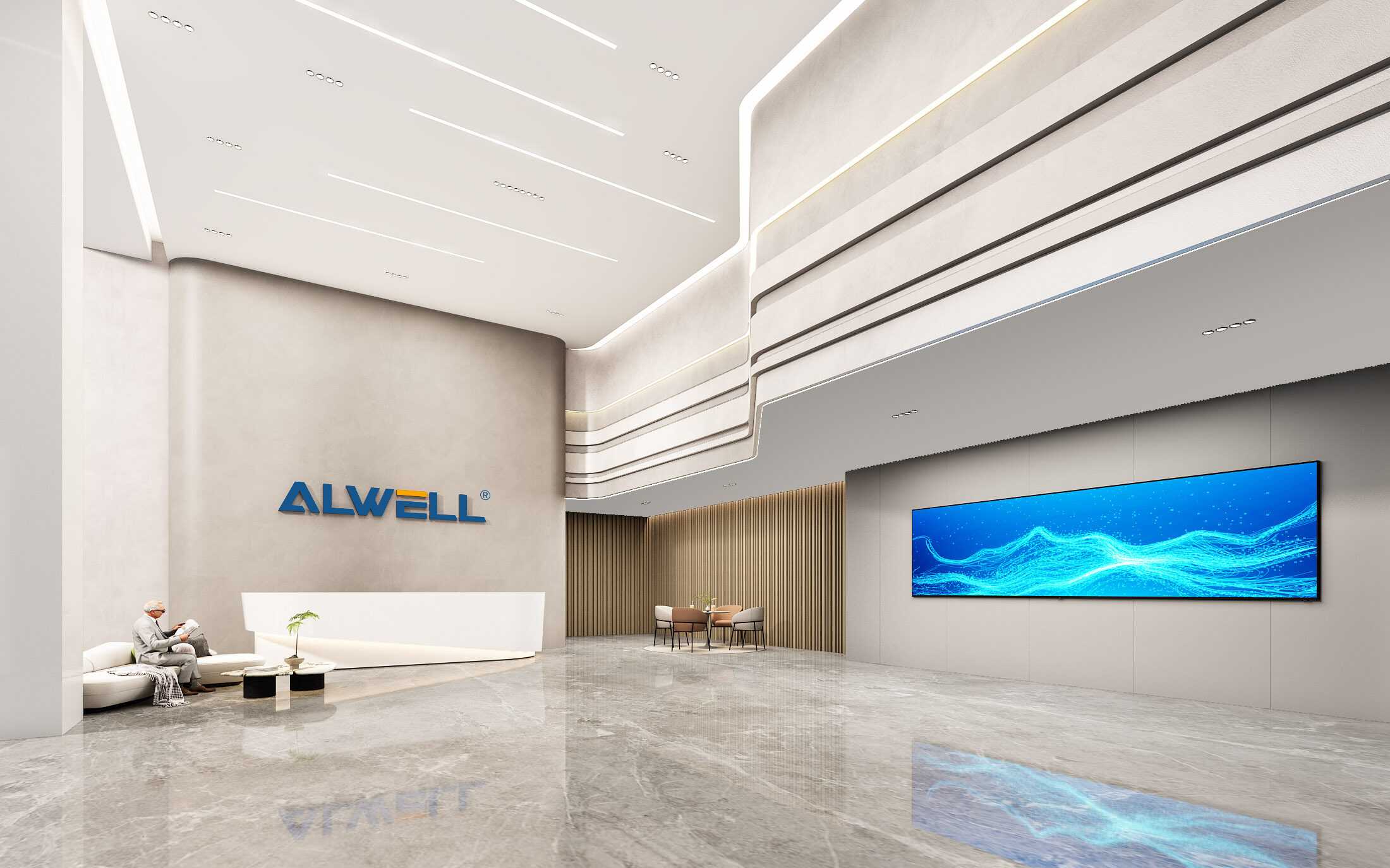 ​上海耀舜机电设备公司办公室装修案例效果图